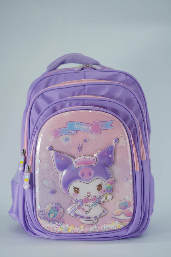 18 Inch Kuromi School Bag For Grade 2 Till Grade 5 Girls