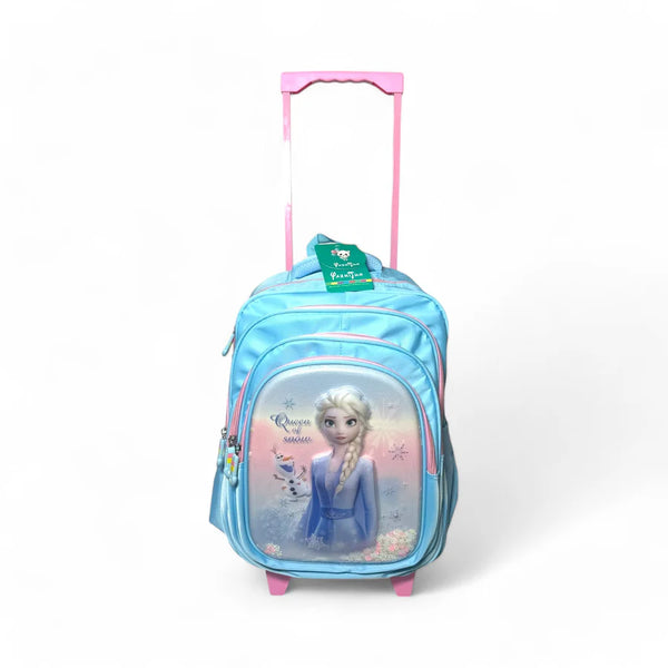 3D Frozen School Trolley Bag For Girls