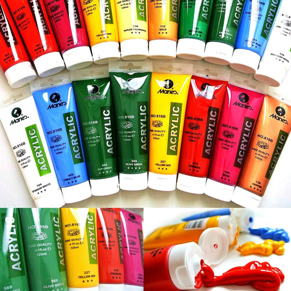 MARIES ACRYLIC COLOUR TUBE 75ML SINGLE REGULAR