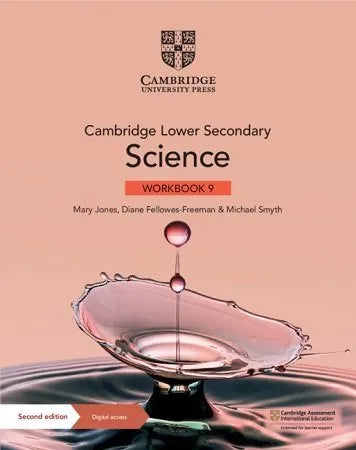 CAMBRIDGE LOWER SECONDARY SCIENCE WORKBOOK 9 WITH DIGITAL ACCESS (1 YEAR)