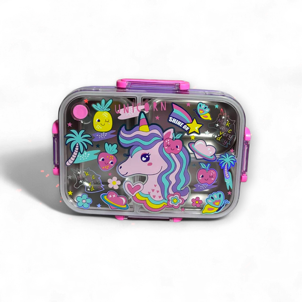 Unicorn 800ML stainless Metal Lunchbox By Vest