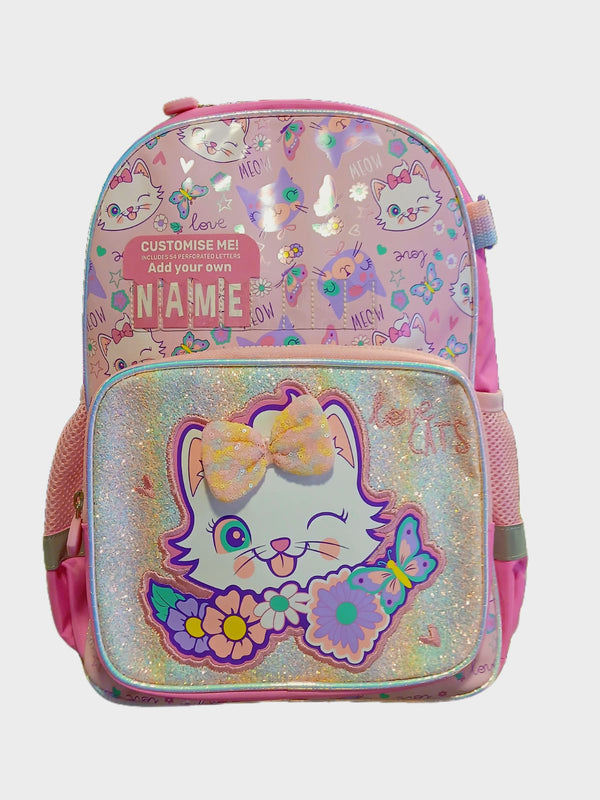 14 Inch Kitty School Bag for Nursery till Grade KG Girls By Vest