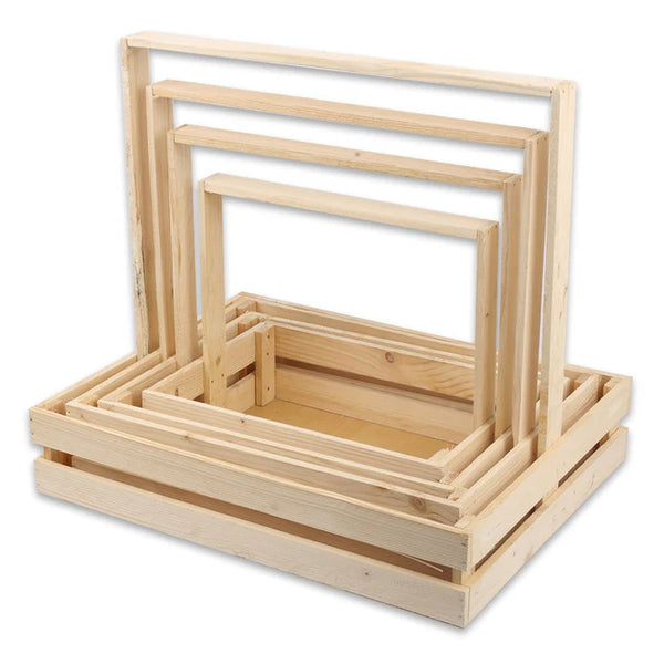WOODEN GIFT BASKET REGULAR