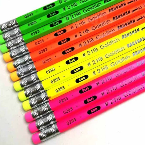 RAUSHAN GOLDFISH HB PENCILS Pack