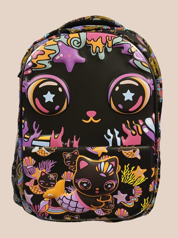 Mermaid-Cat Themed Bookpack