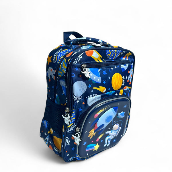 14 Inch Space Astronaut School Bag for Nursery till Grade KG Boys