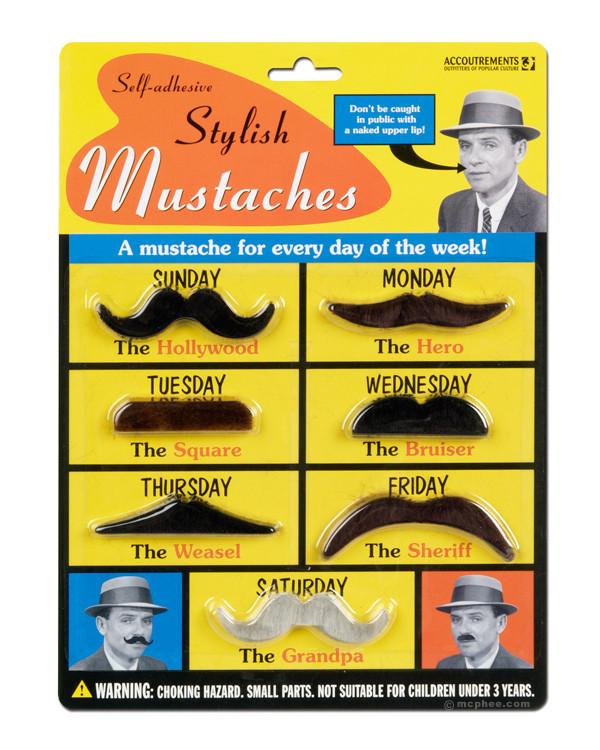 STYLISH MUSTACHES SELF ADHESIVE