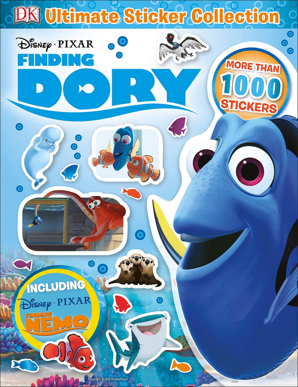 DISNEP PIXAR FINDING DORY MORE THEN 1000 STICKERS BOOK