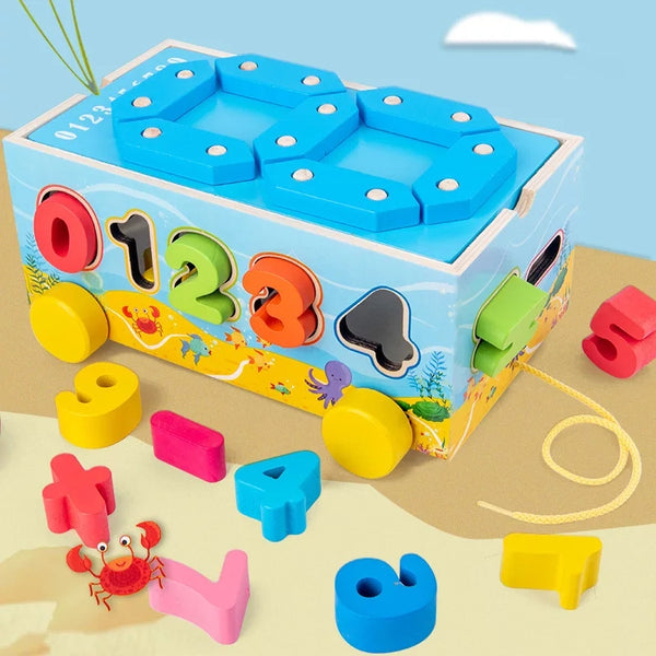 DIGITAL BUILDING BLOCK CAR PRESCHOOL PUZZLE GAME ST848