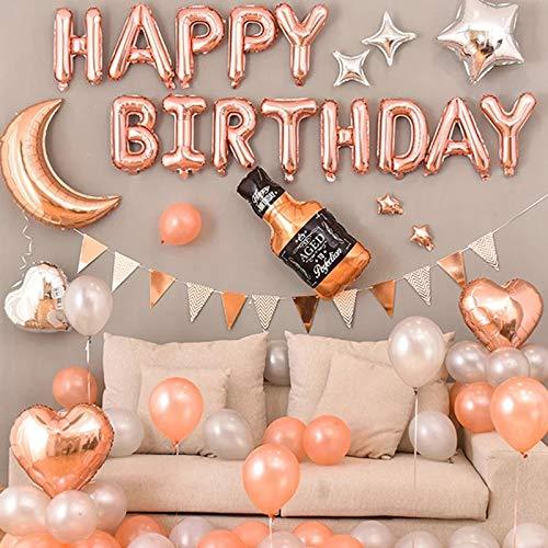 HBD BIG THEME FOIL BALLOON BANNER SET