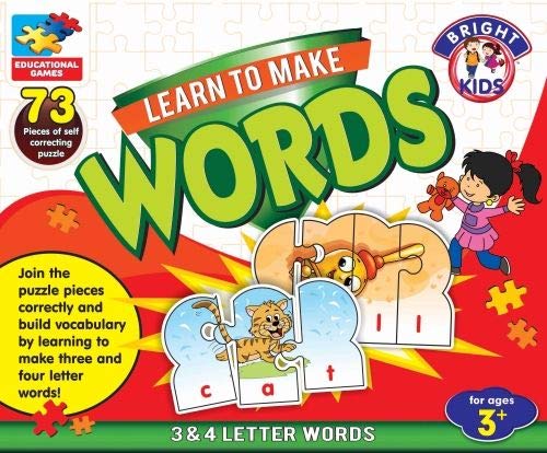 LEARN TO MAKE WORDS PUZZLE BRIGHT KIDS