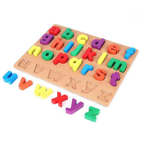 WOODEN PLATE ABC/123 7606