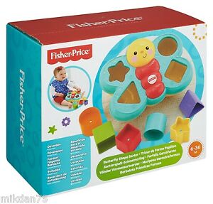FISHER PRICE BUTTER FLY SHAPE SORTER BLOCK CDC22