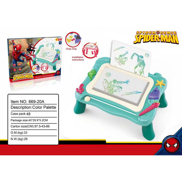 SPIDERMAN MAGNETIC TABLE DRAWING BOARD 669-20A