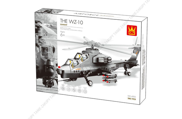 WANGE AIRFORCE HELICOPTER BLOCK SET 4002